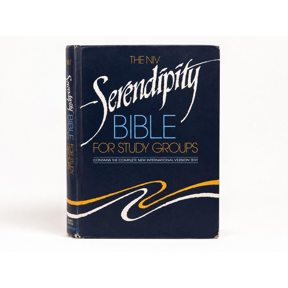 NIV Serendipity Bible for Study Groups Hardcover 1990 Zondervan 2nd Edition